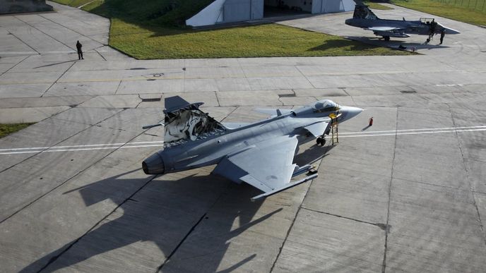 Čáslavská Tygří letka létající na strojích JAS 39 Gripen