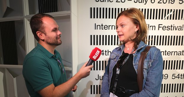 Theodora Remundová na karlovarském filmovém festivale