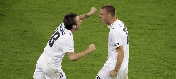 Cassano a De Rossi v euforii