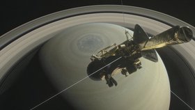 Sondu Cassini, která vyrazila k Saturnu, čeká řízený zánik.