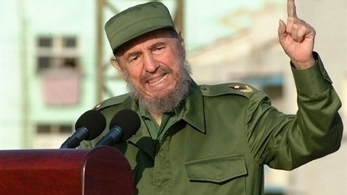 Živě gestikulující komunista Castro?