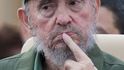 Bývalý kubánský prezident a revolucionář Fidel Castro