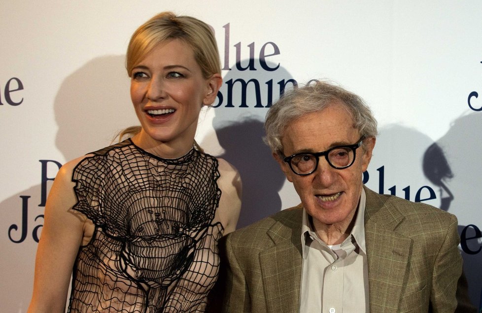 Cate Blanchett s kultovním režisérem Woody Allenem.