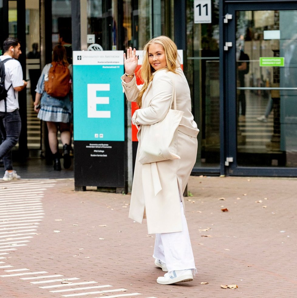 Princezna Catharina-Amalia toužila vést úplně stejný studentský život jako ostatní.