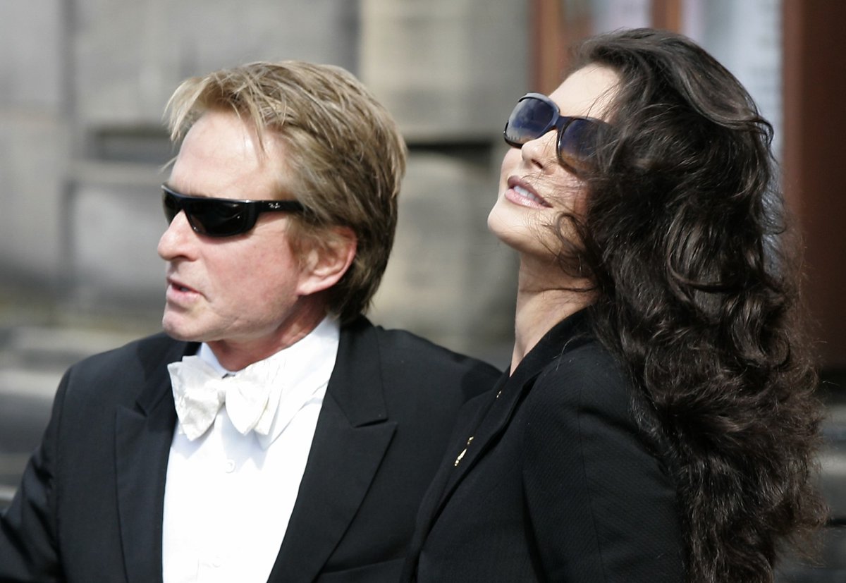 Catherine Zeta-Jones a Michael Douglas