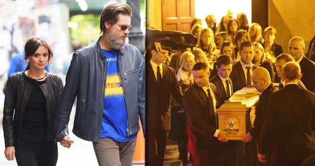 Expřítelkyně Jima Carreyho měla v sobotu ráno pohřeb.