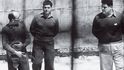 Eichmann v roce 1961 ve vězení Džalameh se svými strážci