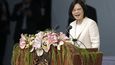 Tchajwanská prezidentka Cchaj Jing-wen v  inauguračním projevu vyzvala ke vstřícnému dialogu s Čínou.