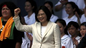 Koleduje si Tchaj-wan o útok Číny? Nová prezidentka podporuje samostatnost