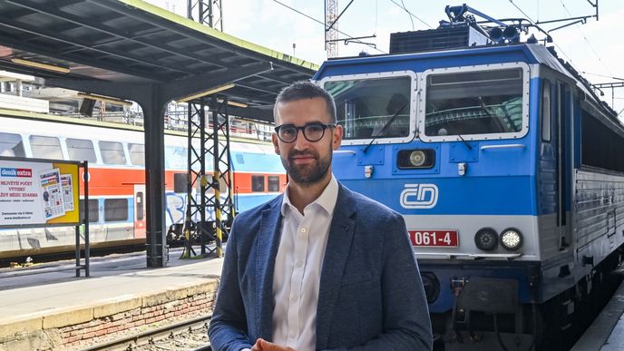 Michal Krapinec, generální ředitel Českých drah. Michal Krapinec, generální ředitel Českých drah.