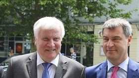 Horst Seehofer a Markus Söder z CSU