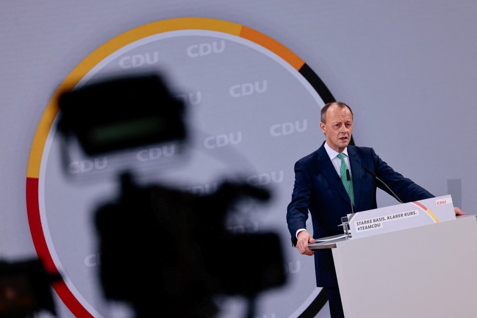 Nový předseda německé CDU Friedrich Merz (22. 1. 2022)