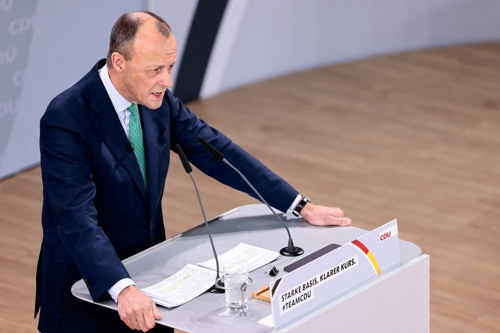 Nový předseda německé CDU Friedrich Merz (22. 1. 2022)