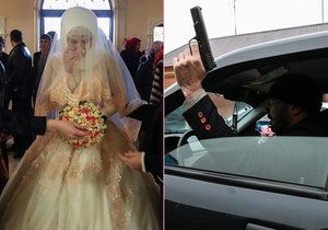 Velká čečenská svatba: Smutná nevěsta bez rodičů i střelba do vzduchu