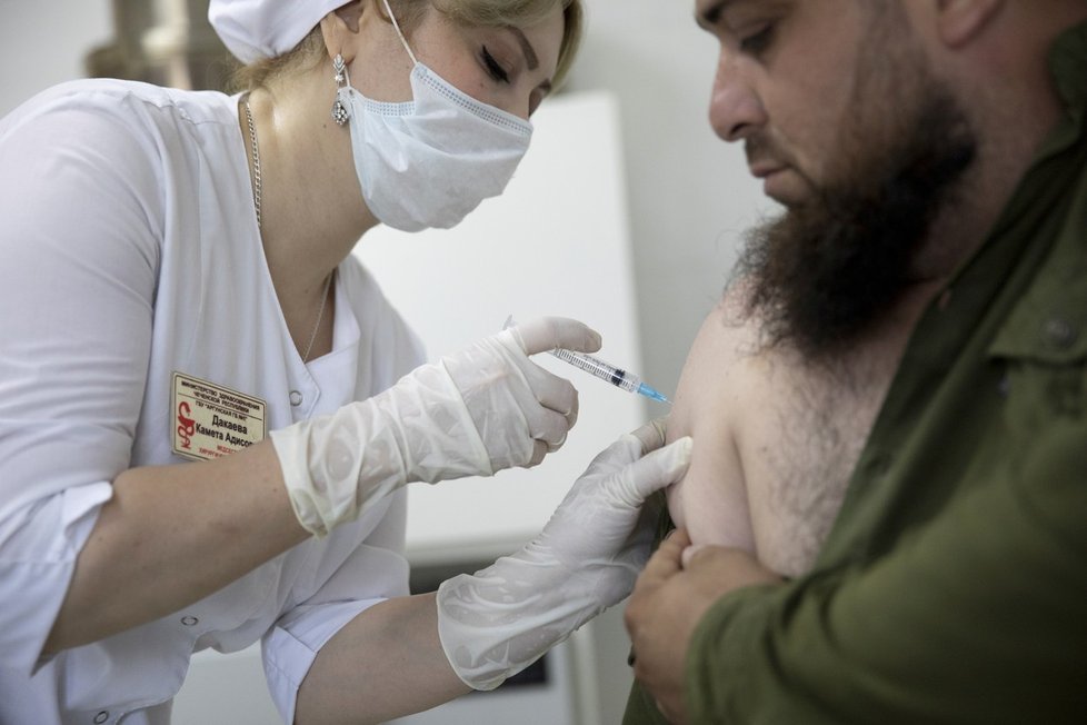 Očkování proti koronaviru v Čečensku