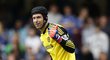 Brankář Chelsea Petr Čech během zápasu se Sunderlandem