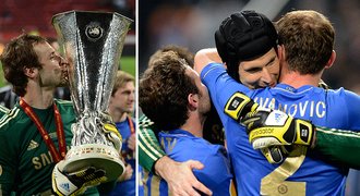 FOTO: Bouřlivé oslavy Chelsea! Hrdina finále Čech líbal pohár