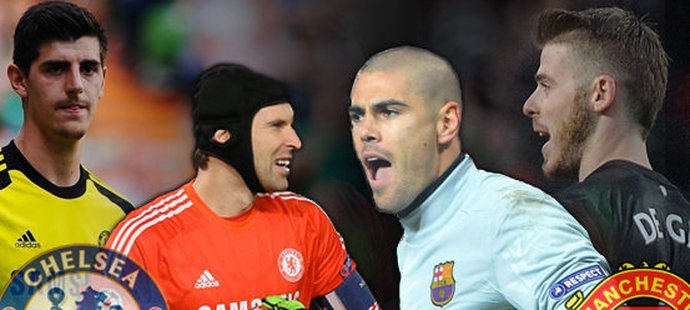 Petr Čech a Thibaut Courtois z Chelsea, nebo De Gea s Víctorem Valdésem z United? Kdo má nejlepší brankářskou dvojici?