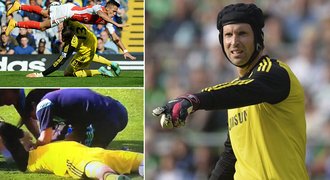 Čech v akci! Nahradil zraněného Courtoise a proti Arsenalu udržel nulu