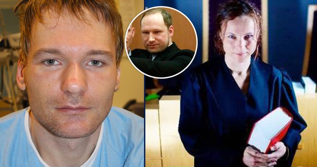 Čechovi, nalezenému v Norsku (vlevo), pomáhá advokátka obětí masového vraha Anderse Breivika