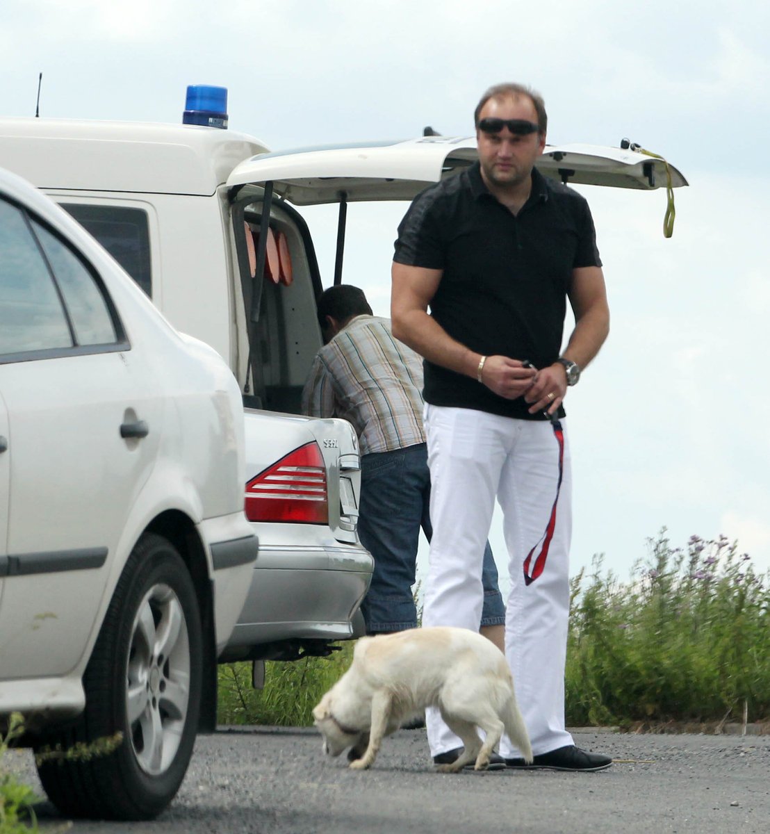 U odchodu Víta z domu Čejkové asistovala policie.
