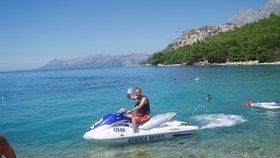 Pavel Cejnar si užíval dovolenou v Chorvatsku.