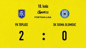 SESTŘIH: Teplice - Olomouc 2:0. Skláři zdolali tápající Sigmu, rozhodl Bílek