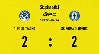 SESTŘIH: Slovácko - Olomouc 2:2. Bod i naději na poháry trefil Kalabiška