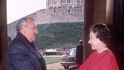Michail Gorbačov a královna Alžběta II.