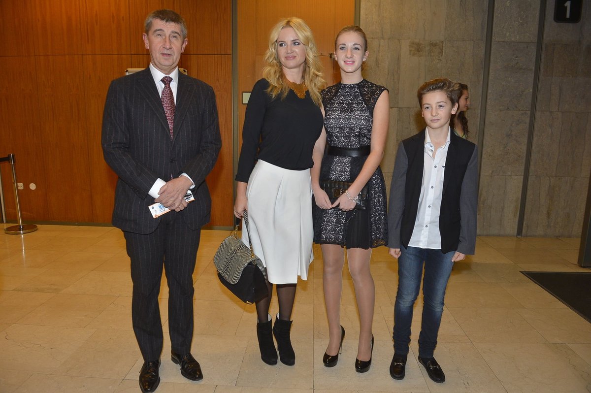 Monika s Andrejem a dětmi Vivien (15) a Frederikem (11).