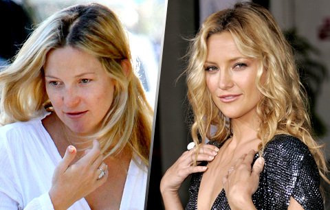 Kate Hudson bez make-upu a v celé kráse.