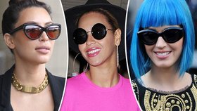 Celebrity udávají trendy ve všem. Dokonce i co se slunečních brýlí týče!