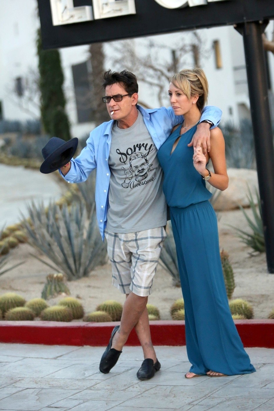 Charlie Sheen a Brett Rossi