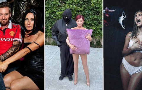 Halloween u celebrit: Kdo si z koho vystřelil!
