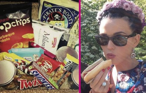 Dieta Katy Perry? Obědvá hamburgery a svačí brambůrky!