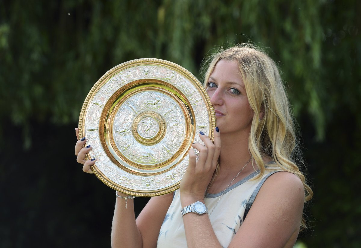 Kvitová už dvakrát ovládla Wimbledon.