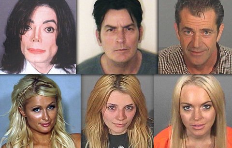 Celebrity za mřížemi: Opilci i zlodějíčci