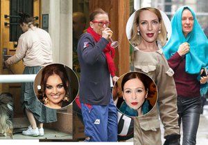 Velký přehled nenalíčených celebrit: Stivínová s burčákem i zahalená Uma Thurman!