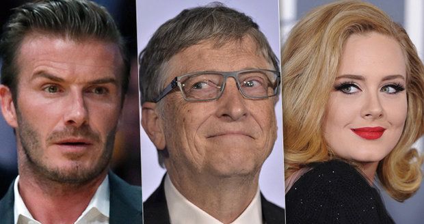 Jaké jsou výdělky slavných? Gates si během 24 hodin přijde na 205 milionů, Rowling bere víc než Adele či Elton John.