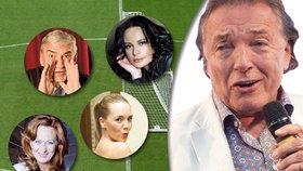 Unikátní rozhovor: České celebrity si zahrály slovní fotbal: Jedna se ptala druhé na nejrůznější otázky. A čestného výkopu se nemohl ujmout nikdo jiný, než božský Karel Gott