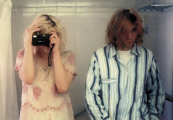 Courtney Love a Kurt Kobain, 1992