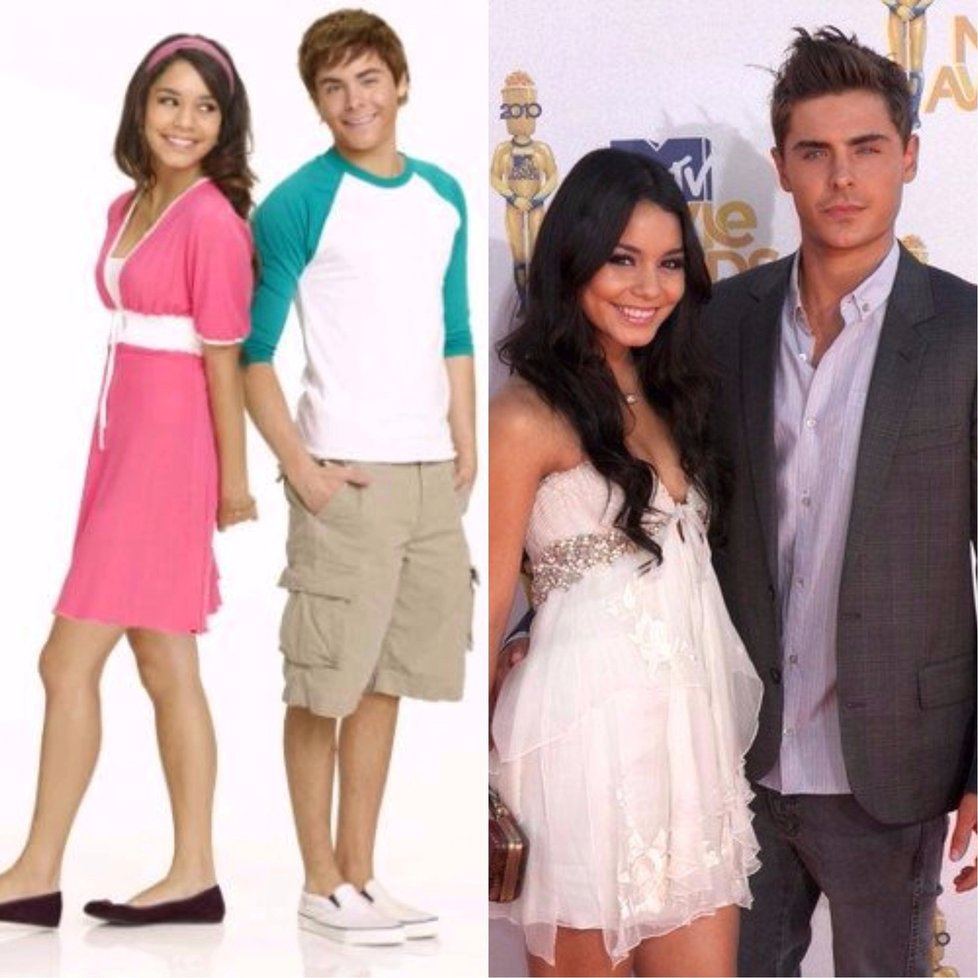 Zac Efron a Vanessa Hudgens se seznámili při natáčení Muzikálu ze střední.