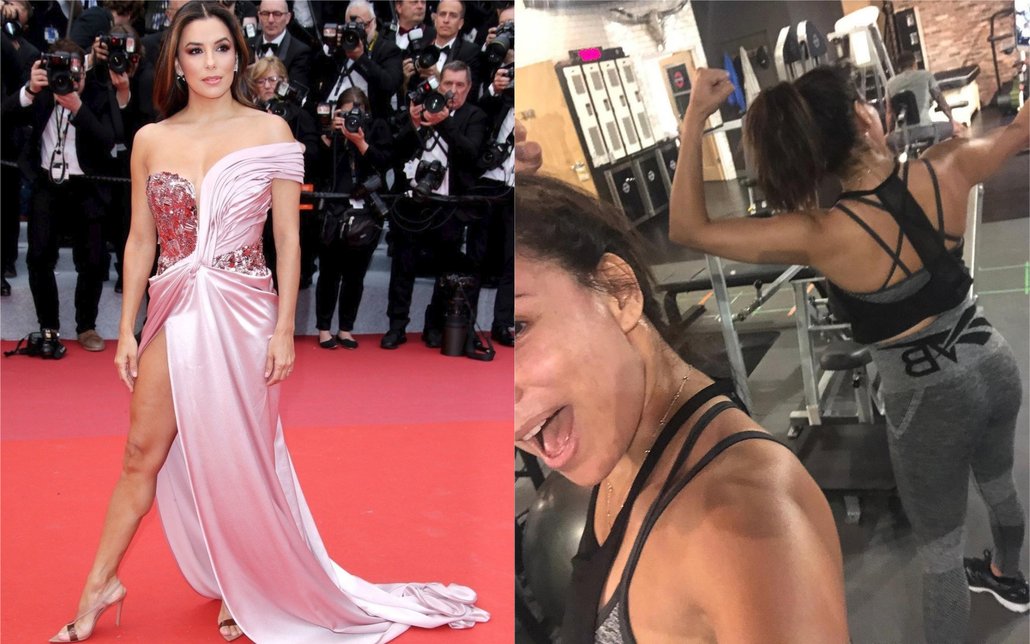 EVA LONGORIA (44) se v posilovně ráda fotí a natáčí. Vše pak zveřejňuje na Instagramu