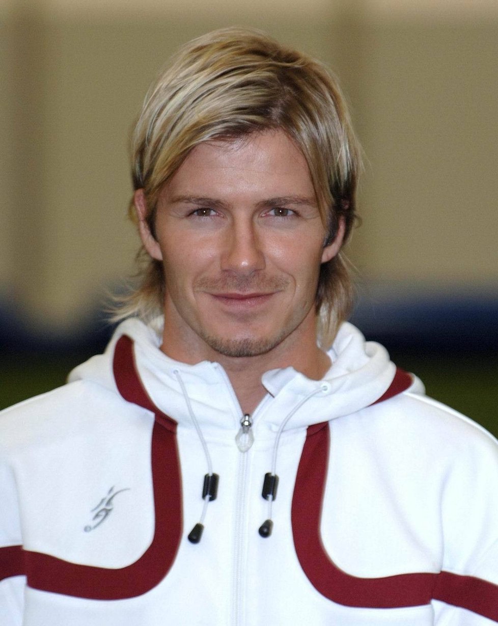 Fotbalista David Beckham.