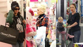 Rihanna, Gwen Stefani a Pink si nákupy doslova užívají