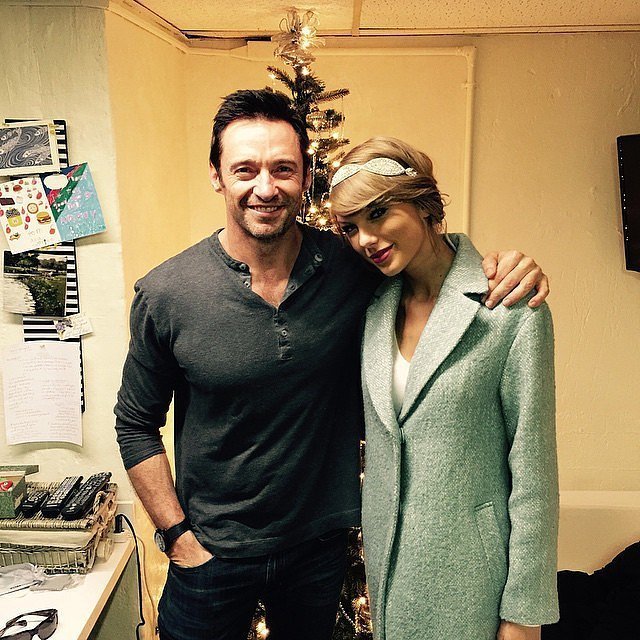 Taylor Swift a Hugh Jackman