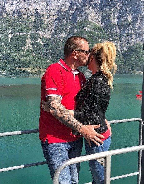 Kateřina Kristelová a Tomáš Řepka na dovolené