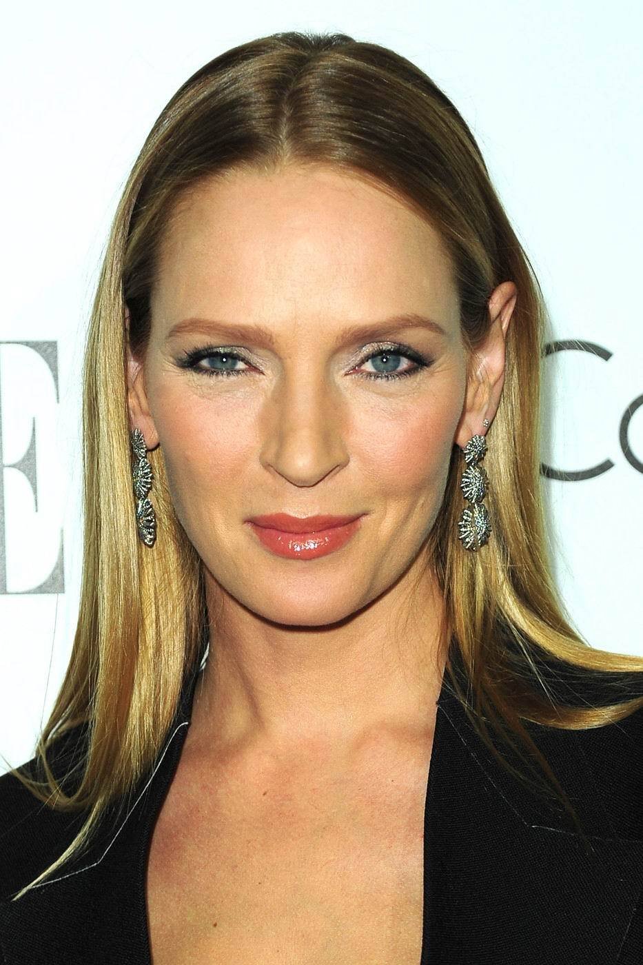 Uma Thurman (45) v roce 2012 s dcerkou Lunou. Porodila ji ve 42 letech.