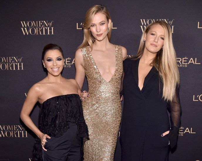 Eva Longoria, Karlie Kloss a Blake Lively Eva Longoria, Karlie Kloss a Blake Lively