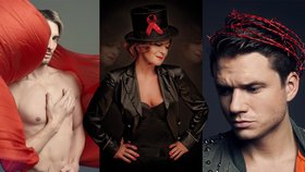 Celebrity nafotily kalendář bojující proti AIDS a HIV